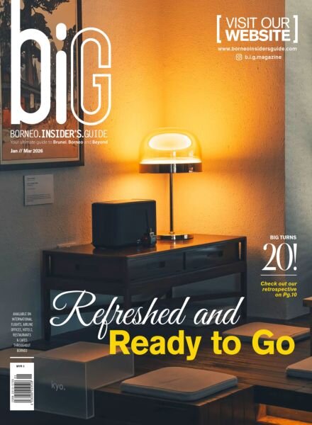 biG Borneo Insider’s Guide Magazine – January-February-March 2026 Cover