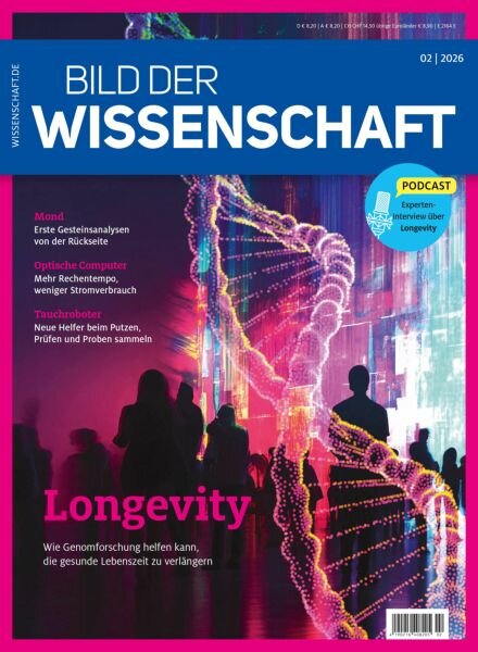 Bild der Wissenschaft – Februar 2026 Cover