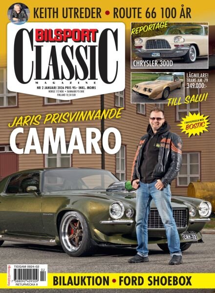 Bilsport Classic – Januari 2026 Cover