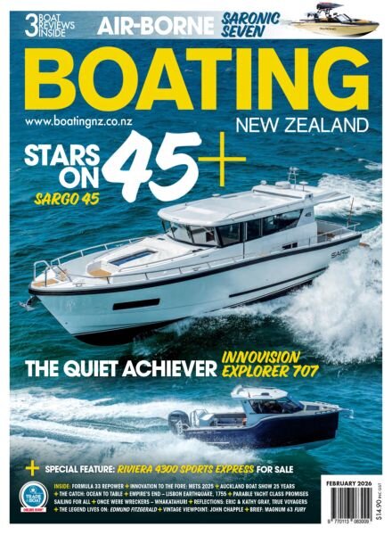 Boating New Zealand – February 2026 Cover