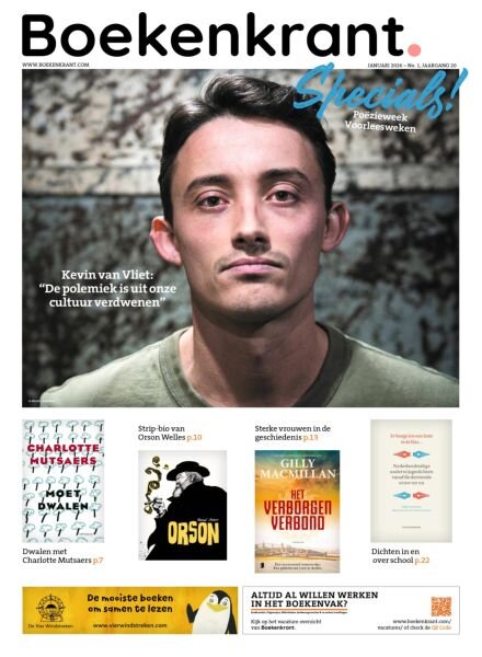 Boekenkrant – Januari 2026 Cover