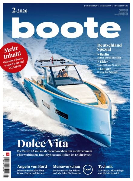 Boote – Februar 2026 Cover