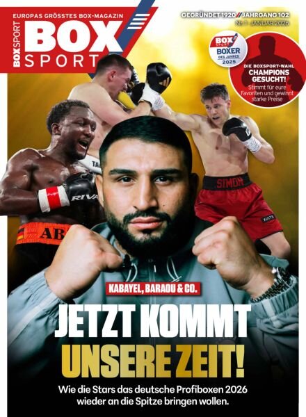 BoxSport – Januar 2026 Cover