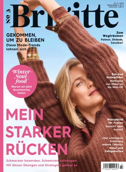 Brigitte Magazin – Nr 3 2026 Cover