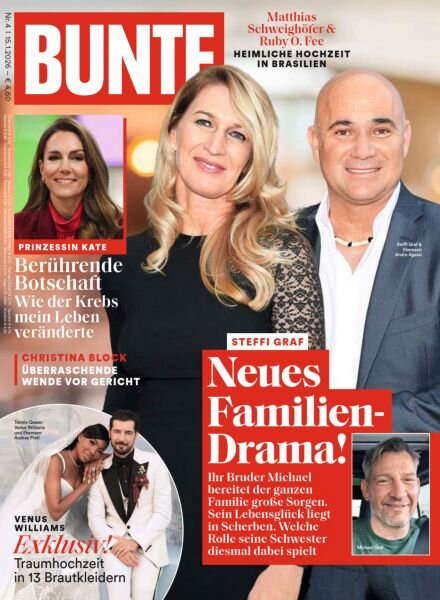 Bunte – 15 Januar 2026 Cover