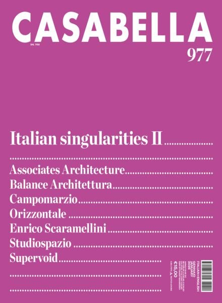 Casabella – Gennaio 2026 Cover