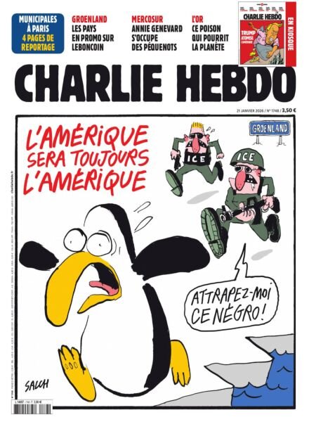 Charlie Hebdo – 21 Janvier 2026 Cover
