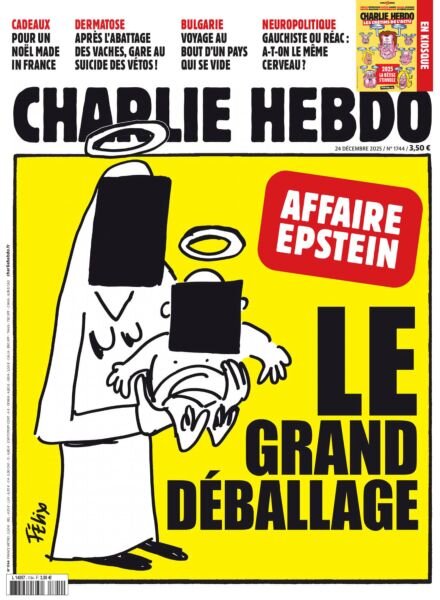 Charlie Hebdo – 24 Decembre 2025 Cover