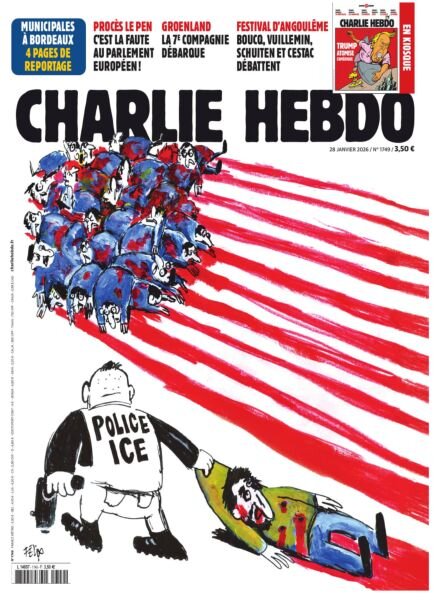 Charlie Hebdo – 28 Janvier 2026 Cover