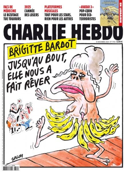 Charlie Hebdo – 31 Decembre 2025 Cover