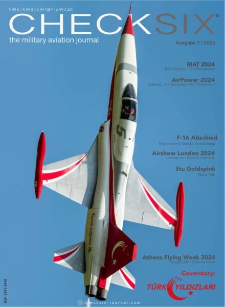Checksix The Military Aviation Journal Deutsche Edition – Nr 1 2025 Cover