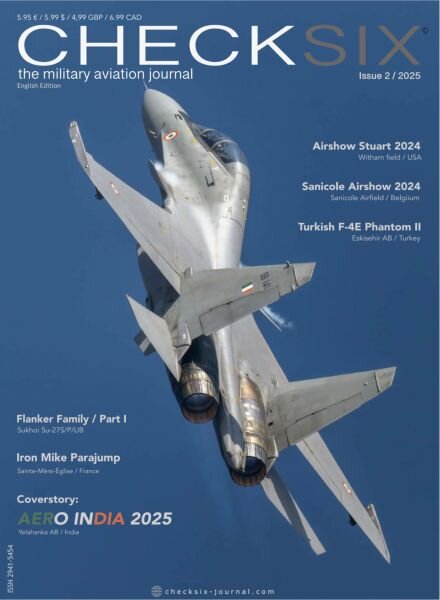 Checksix The Military Aviation Journal – Issue 2 2025 Cover