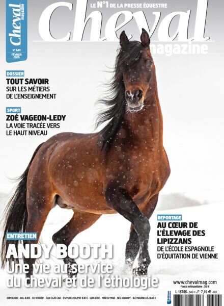 Cheval Magazine – Fevrier 2026 Cover
