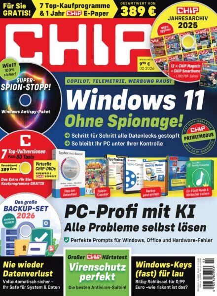 Chip Germany – Februar 2026 Cover