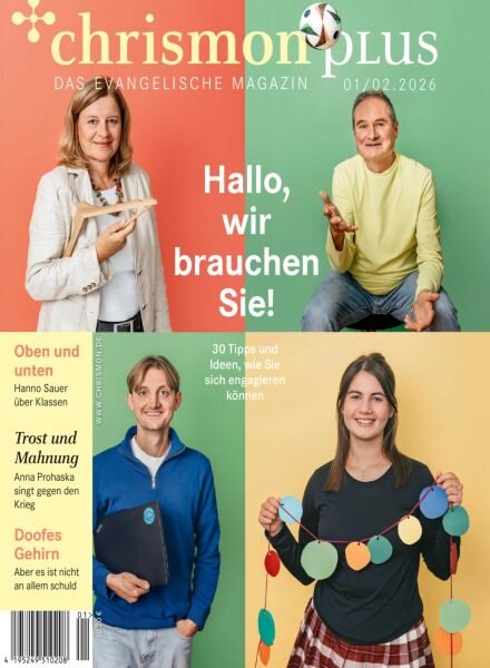 Chrismon Plus – Januar-Februar 2026 Cover