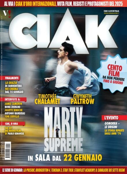 Ciak – Gennaio 2026 Cover