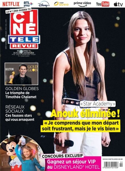 Cine Tele Revue – 15 Janvier 2026 Cover
