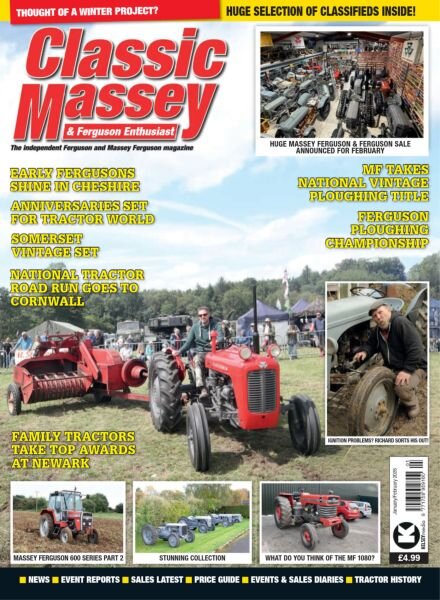 Classic Massey & Ferguson Enthusiast – January-February 2026 Cover