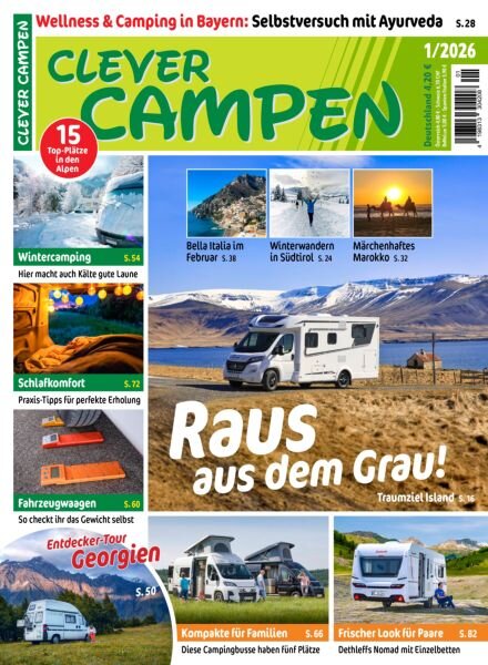 Clever Campen – Januar 2026 Cover