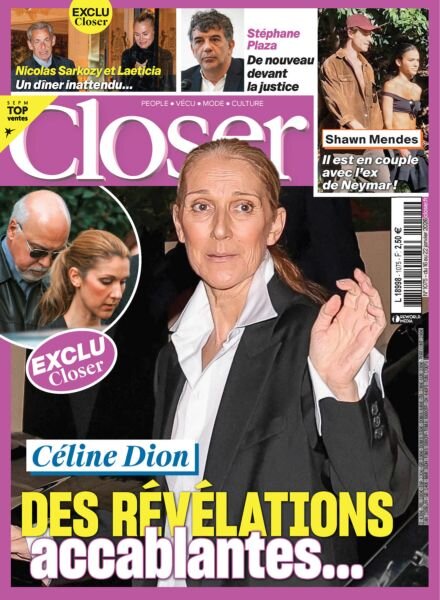 Closer France – 16 Janvier 2026 Cover