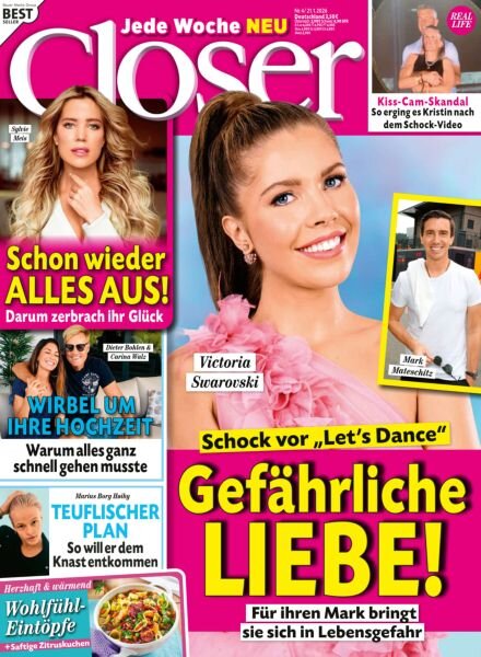 Closer Germany – 21 Januar 2026 Cover