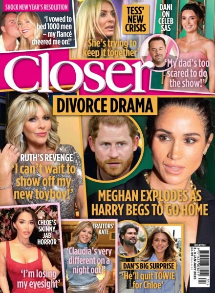 Closer UK – 3 January 2026 Cover