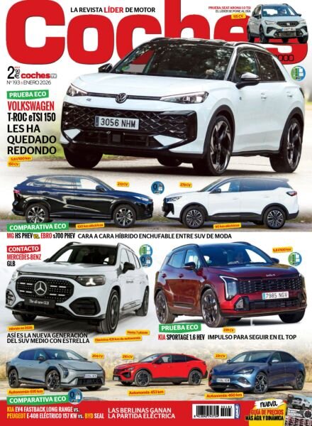 Coches 2000 – Enero 2026 Cover