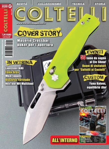 Coltelli – Febbraio-Aprile 2026 Cover
