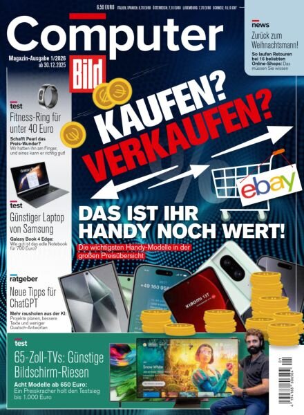 Computer Bild Germany – 30 Dezember 2025 Cover