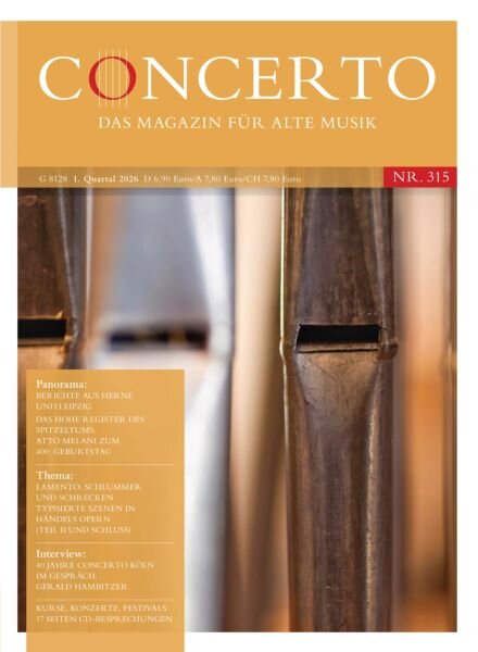 Concerto – Januar 2026 Cover
