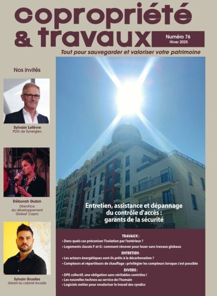 Copropriete & Travaux – Hiver 2025 Cover