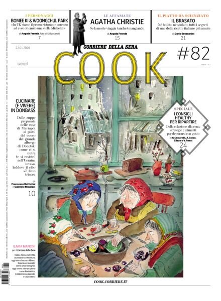 Corriere della Sera Cook – 22 Gennaio 2026 Cover