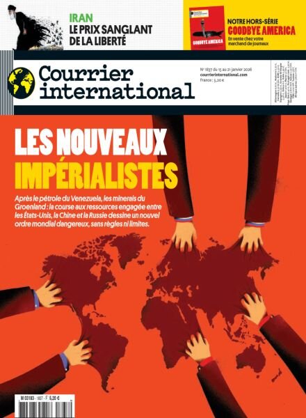 Courrier International – 15 Janvier 2026 Cover