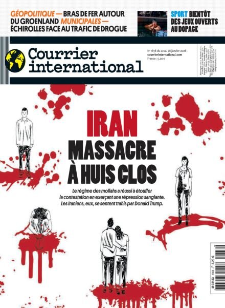 Courrier International – 22 Janvier 2026 Cover
