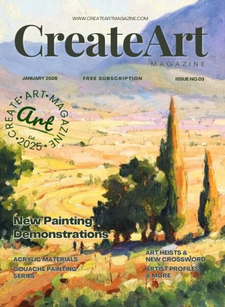 Create Art Magazine – Issue 3 2026 Cover