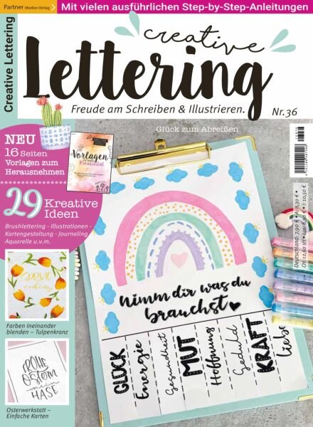 Creative Lettering – Januar 2026 Cover