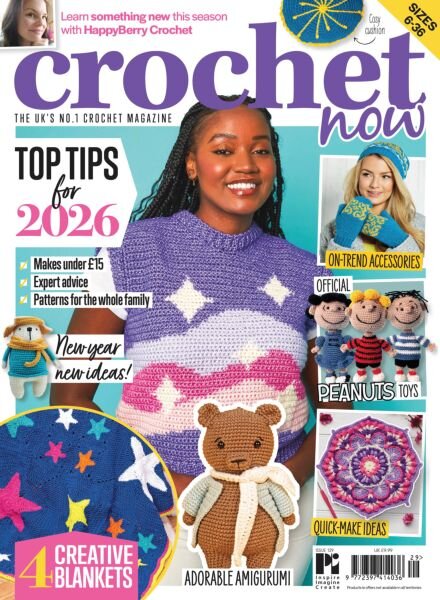 Crochet Now – January 2026 Cover
