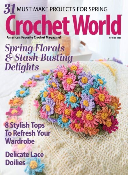 Crochet World – Spring 2026 Cover
