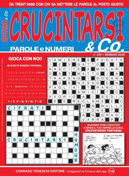 Crucintarsi & Co – Gennaio 2026 Cover