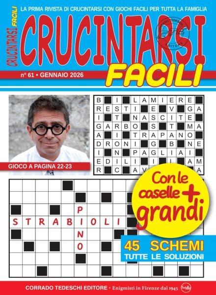 Crucintarsi Facili – Gennaio 2026 Cover