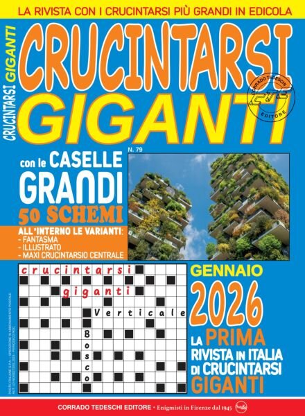 Crucintarsi Giganti – Gennaio 2026 Cover