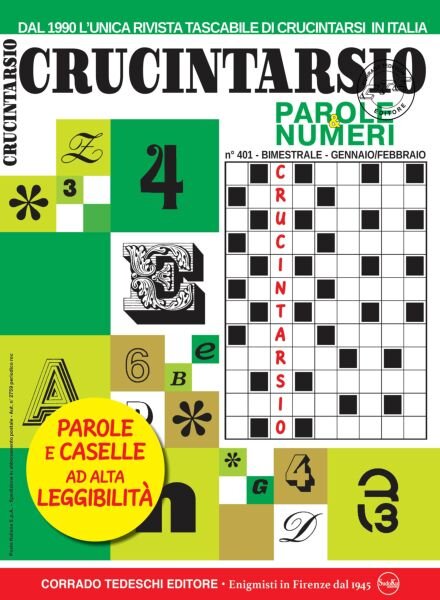 Crucintarsio – 2 Gennaio 2026 Cover