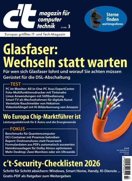 c’t Magazin – 23 Januar 2026 Cover