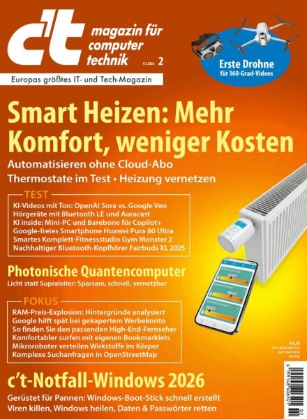 c’t Magazin – 9 Januar 2026 Cover