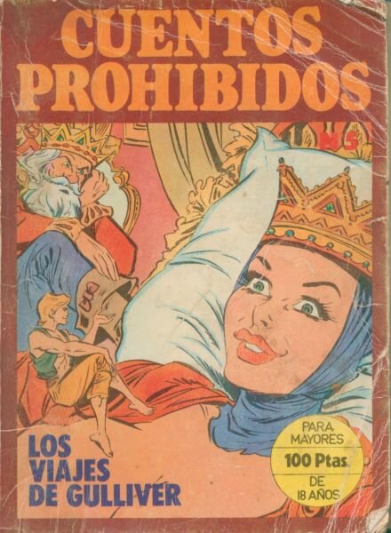 Cuentos Prohibidos 5 Los viajes de Gulliver Cover