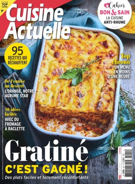 Cuisine Actuelle – Fevrier 2026 Cover