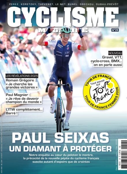 Cyclisme Magazine – Decembre 2025 – Fevrier 2026 Cover