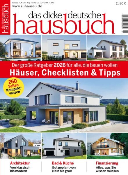 Das Dicke Deutsche Hausbuch – Januar 2026 Cover