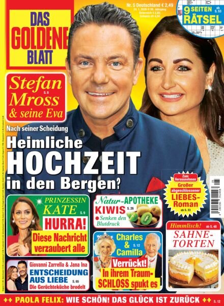 Das Goldene Blatt – 24 Januar 2026 Cover
