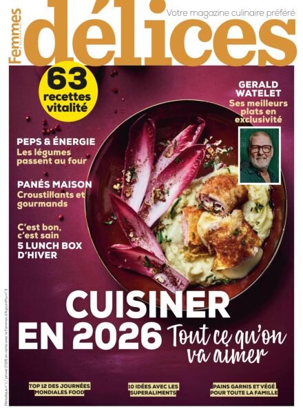 Delices de Femmes d’Aujourd’hui – Janvier 2026 Cover
